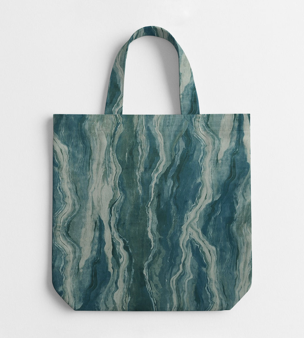 Lava Teal Tote Bag