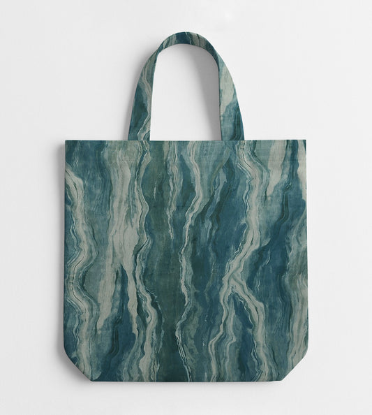 Lava Teal Tote Bag